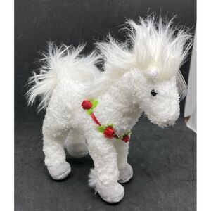 TY HOLLYHORSE the CHRISTMAS HORSE BEANIE BABY - MINT with‎ MINT TAGS